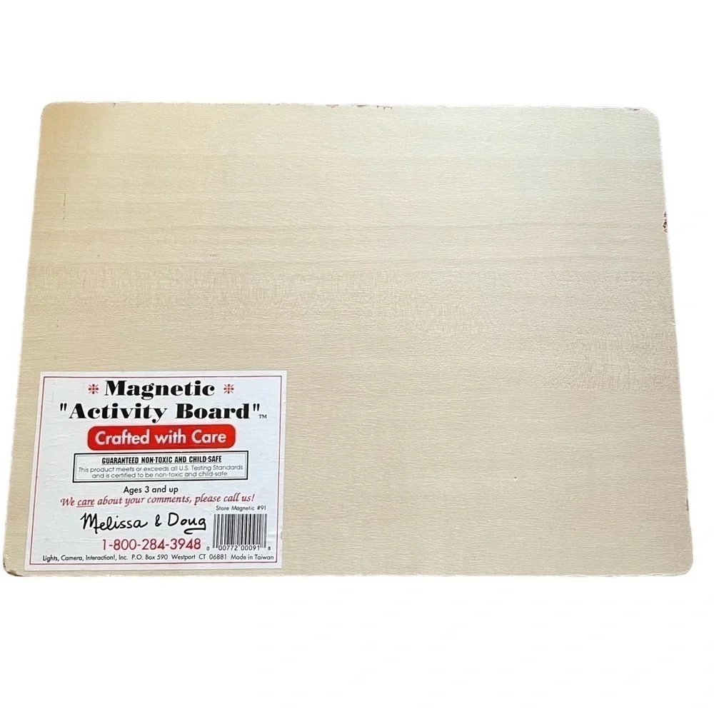MELISSA & DOUG Magnetic Activity Board Grocery Store Wood Quiet Play *Incomplete